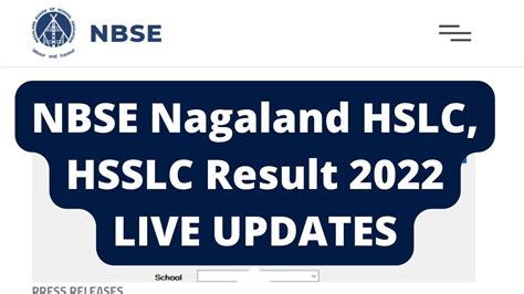 Nbse Hslc Hsslc Result Declared Live Check Nagaland Board Class