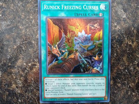 Runick Deck Core Flashing Fire Freezing Curses Destruction