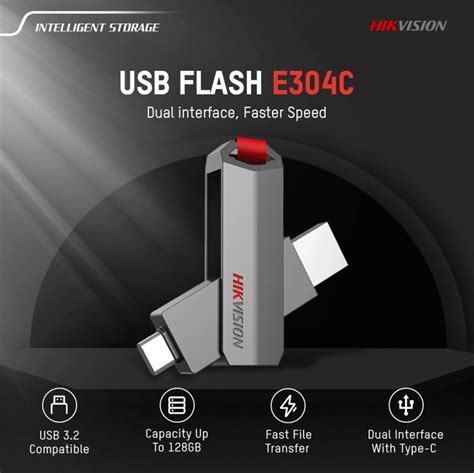 Hikvision Hiksemi E C Gb Otg Usb Type C Dual Flash Drive High