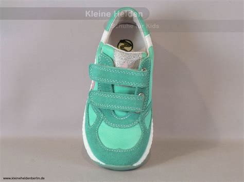 Kinderschuh Naturino Isao Sneaker in türkis weiss mit Klettverschluss