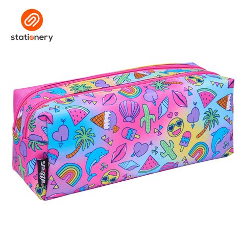 Smiggle Wonder World Twin Zip Pencil Case Mix Sm Stationery