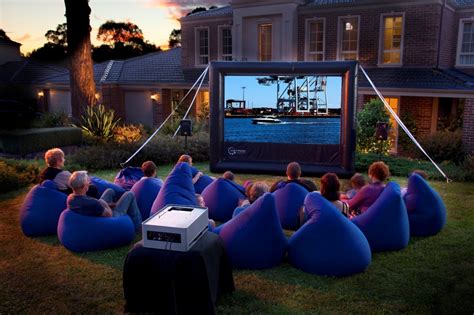 Amazing Outdoor Home Cinemas