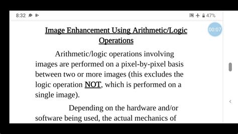 Image Enhancement Using Arithmetic And Logical Operators Youtube