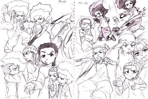 Boondocks Sketches 2 By Joodlez On Deviantart