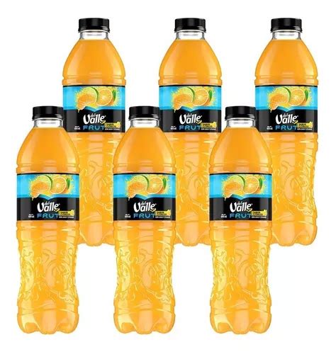 Jugo De Fruta Valle Frut Citrus Punch 600ml X 6 Piezas Meses Sin