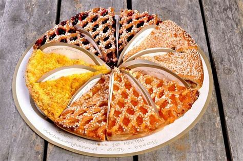 A Plate With Different Types Of Pastries On It