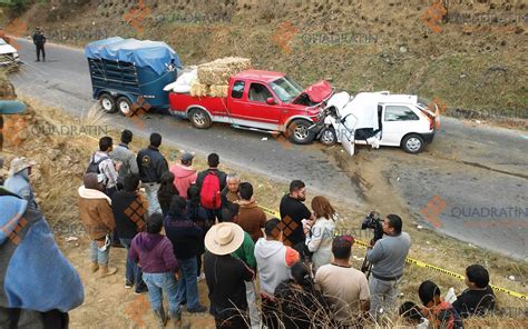 Choque Deja Tres Muertos En La Marquesa Tenango