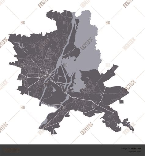 Szczecin Map. Vector & Photo (Free Trial) | Bigstock