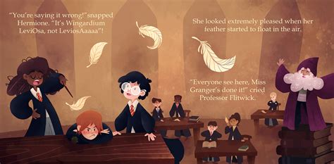 Harry Potter Children Book Wingardium Leviosa On Behance