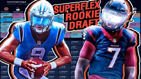 2023 Rookie Dynasty Fantasy Football Draft Superflex