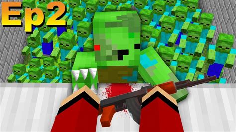 JJ And Mikey In Zombie Apocalypse In Minecraft Maizen Ep1 YouTube