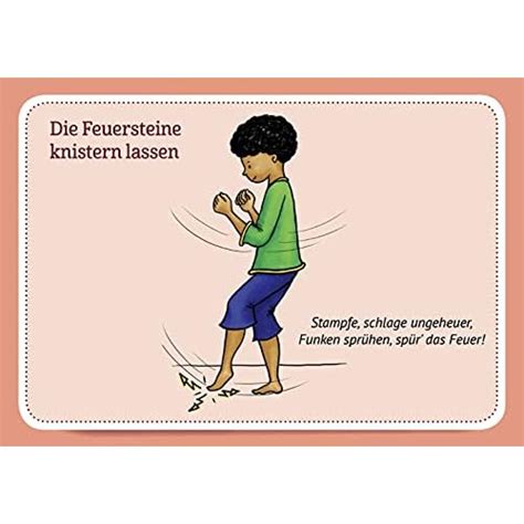 30 Klopfübungen für Körperwahrnehmung Bildkarten