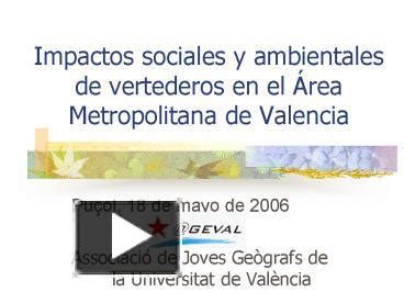 PPT Impactos Sociales Y Ambientales De Vertederos En El PowerPoint