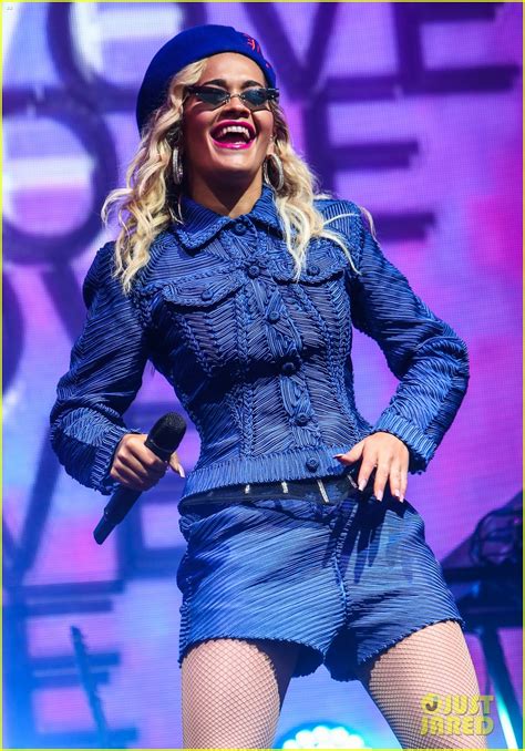 Rita Ora Hits The Stage To Perform At Ascot Racecourse Photo