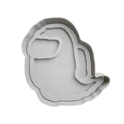 Among Us Ghost Cookie Cutter STL Cookie Cutter STL Store Design