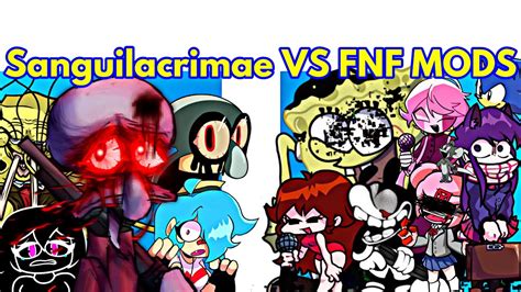 Friday Night Funkin Vs New Sanguilacrimae Cover Spongebob Fnf Mod