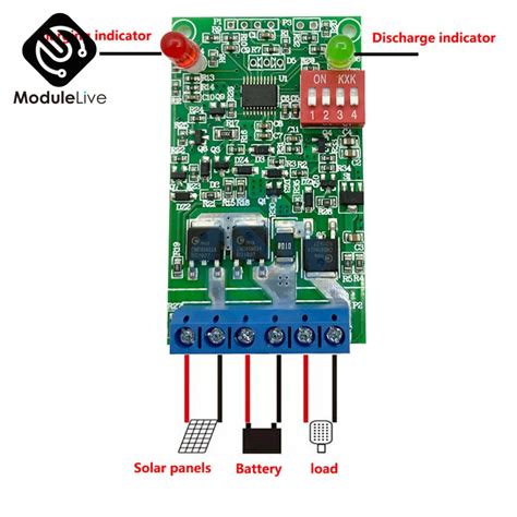 3 7V 7 4V 11 1V Lithium Battery Solar Lawn Light Circuit Board Solar