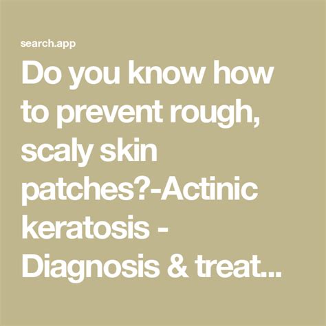 Scaly skin patches – Artofit