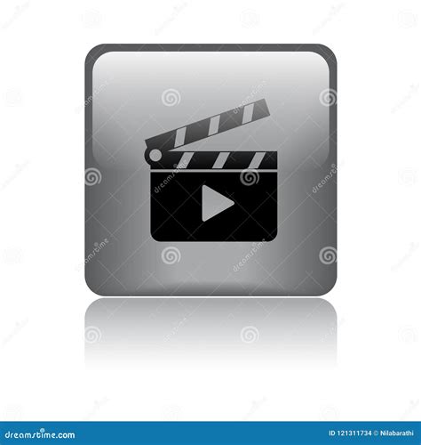 Movie Icon Logo Button Stock Illustration Illustration Of Elements