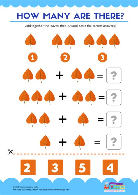 26. Cut and Paste Counting: Leaves (2)