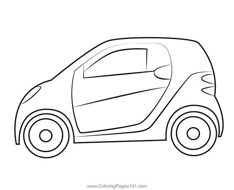 Nano car coloring page – Artofit