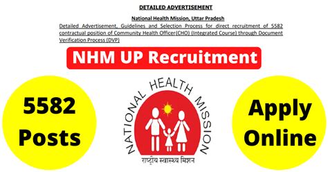 Nhm Up Jobs Notification Apply Online For Community Health