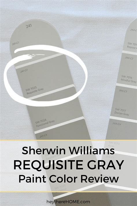 Sherwin Williams Requisite Gray Paint Color Review