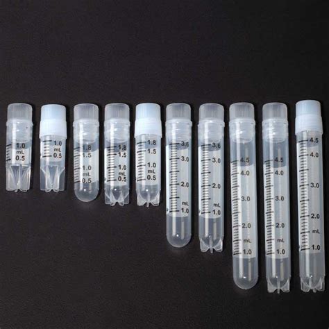 Celltreat Self Standing Ml Cryovials Internal Threads Morganville