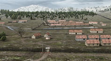 Auschwitz Birkenau Concentration Camp D Scene Mozaik Digital