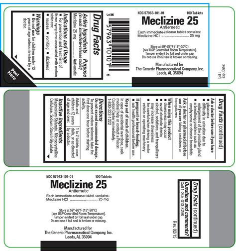 Meclizine 25