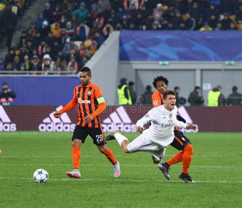 Uefa Champions League Game Shakhtar Vs Real Madrid Editorial Image