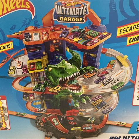 Hot Wheels City Robo T Rex Ultimate Garage – Square Imports, ultimate ...