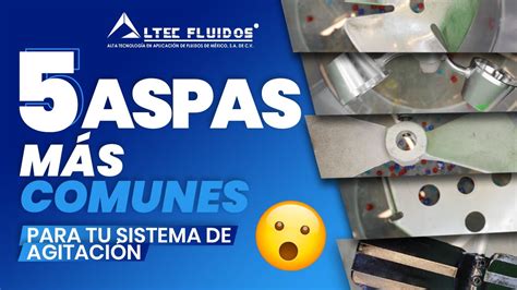 5 TIPOS DE ASPAS MÁS COMUNES PARA TU SISTEMA DE AGITACIÓN YouTube