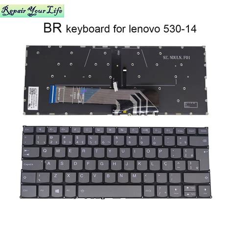 Backlit BR JP Japanese Brazilian Keyboard Backlight For Lenovo Yoga 530