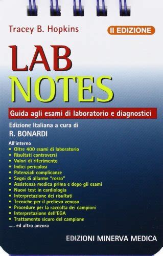 Lab Notes Guida Agli Esami Di Laboratorio E Diagnostici Hopkins