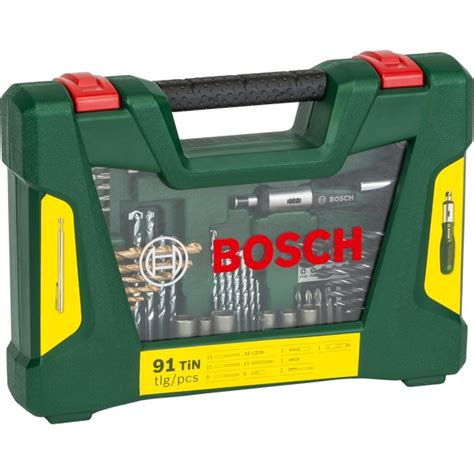 Bosch Heimwerken Garten V Line TIN Bohrer Bit Set 91 Teilig