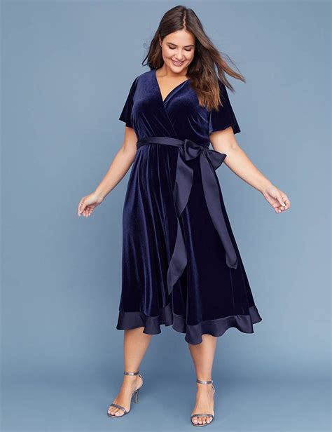 Velvet Midi Fit And Flare Dress Plus Size Party Dresses Fit Flare Dress Plus Size Outfits