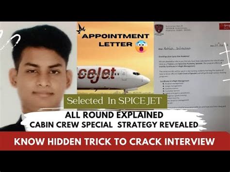 Finally Cracked Spice Jet Airlines Cabin Crew Interview In 1st Attempt