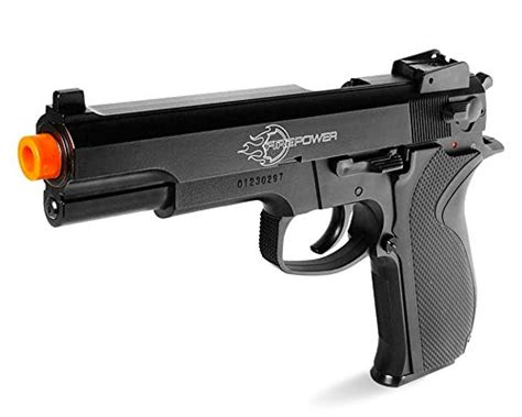 Firepower Metal Slide Spring Powered Airsoft Pistol With Hop Up