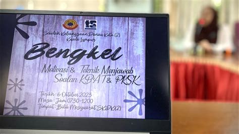 Bengkel Motivasi Teknik Menjawab Soalan Kbat Pksk Youtube