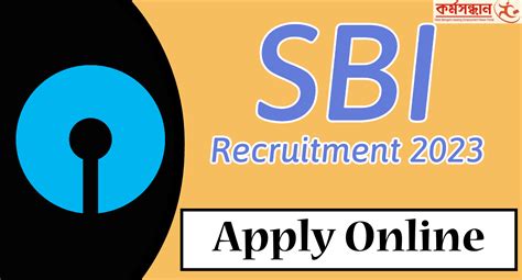 SBI Recruitment 2023 State Bank Of India Check Now Karmasandhan