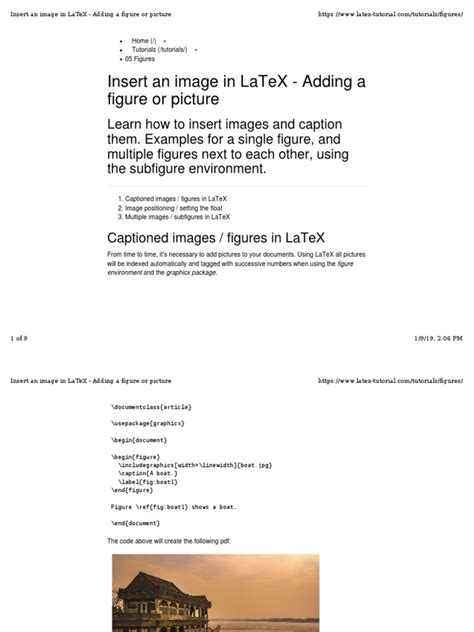 how to create and make pictures in latex