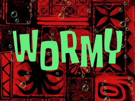 Wormy Encyclopedia Spongebobia Fandom