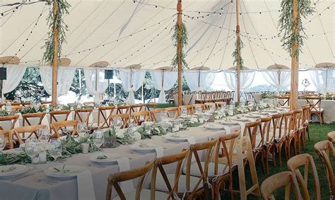 Platinum Rustic Package Wedding Rental B And B Tent Party Rental