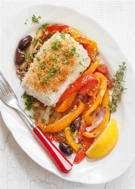 Baked Halibut With Vegetables Quick Colorful Recipe Stuffed