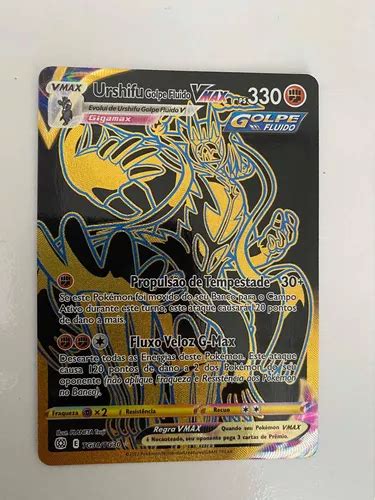 Card Pokemon Urshifu Golpe Fluido Vmax Original Copag Frete grátis