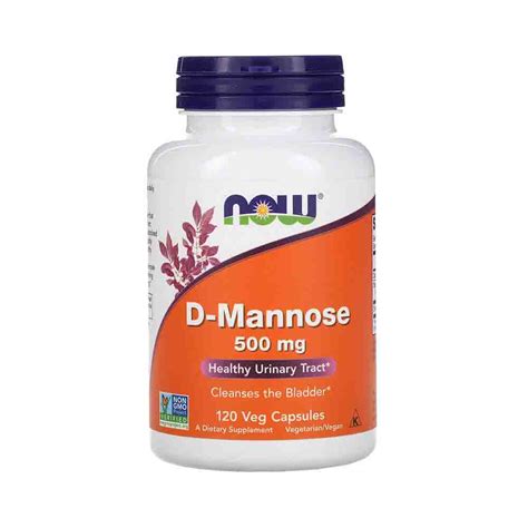 D Mannose 500mg Now Foods 120 Capsule