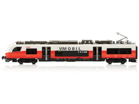 electric train Rh 4748 Cityjet VMOBIL ÖBB HO gauge