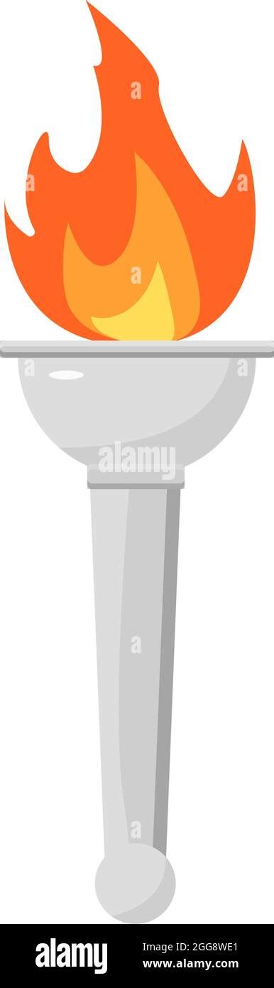 Cartoon Burning Torch Hi Res Stock Photography And Images Alamy