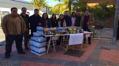 NNGG recoge en la provincia casi 800 kilos de alimentos en su campaña